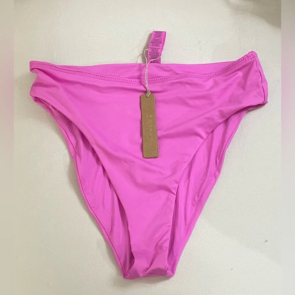 Skims SET NWT Neon Orchid Pink Bikini Swim Set 2-pc set top & Bottom Size S